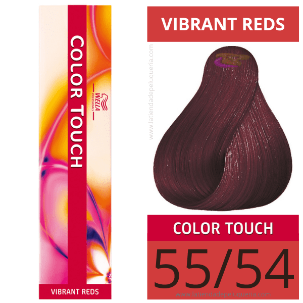 Wella - Ba oder COLOR TOUCH Vibrierende Reds 55/54 (kein ACO amon) 60 ml
