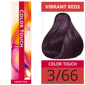 Wella - Ba oder COLOR TOUCH Vibrierende Reds 3/66 (ohne ACO amon) 60 ml