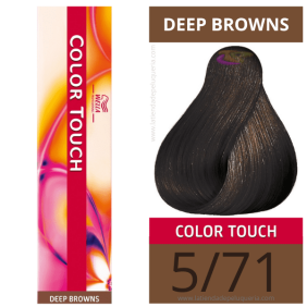 Wella - Ba oder COLOR TOUCH Deep Browns 5/71 (ohne aco amon) 60 ml