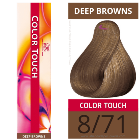 Wella - Ba oder COLOR TOUCH Deep Browns 8/71 (ohne aco amon) 60 ml
