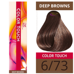 Wella - Ba oder COLOR TOUCH Deep Browns 6/73 (ohne aco amon) 60 ml