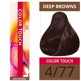 Wella - Ba oder COLOR TOUCH Deep Browns 4/77 (ohne aco amon) 60 ml