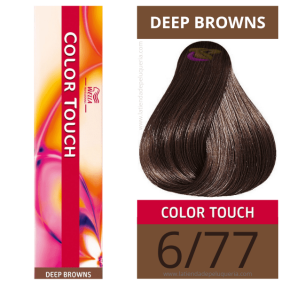 Wella - Ba oder COLOR TOUCH Deep Browns 6/77 (ohne aco amon) 60 ml