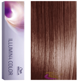 Wella - Tint Farbe 7/35 Blond Mittel Illumina Dorado Mahagoni 60 ml