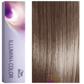 Wella - Tint Farbe 7/81 Blond Mittel Illumina Pearl Ash 60 ml