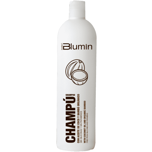 Blumin - Packung Angebot Coconut Oil einzigartiger Bamb Org (Champ Maske 1000ml + 700 ml)