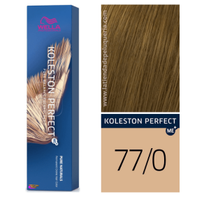 Wella - Koleston Perfect ME + Pure Naturals 77/0 Mittlere, intensive Blondine 60 ml