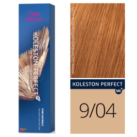 Wella - Koleston Perfect ME + Pure Naturals Dye 9/04 Sehr leichtes natürliches Cobrizo Blonde 60 ml