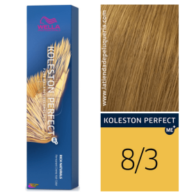Wella - Koleston Perfect ME + reiche Naturals Dye 8/3 Light Golden Blonde 60 ml