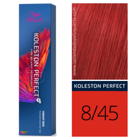 Wella - Koleston Perfect ME + Vibrant Reds Dye 8/45 Mahagoni-Kupfer hellblond 60 ml