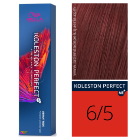 Wella - Koleston Perfect ME + Vibrant Reds 6/5 Dunkelbrauner Mahagonifarbstoff 60 ml