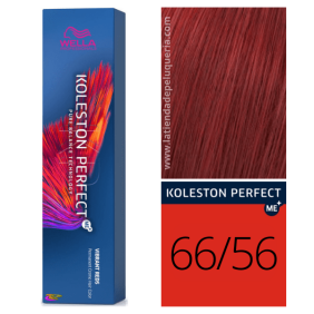 Wella - Koleston Perfect ME + Vibrant Reds 66/56 Intensives dunkelblondes Mahagoni-Violett 60 ml