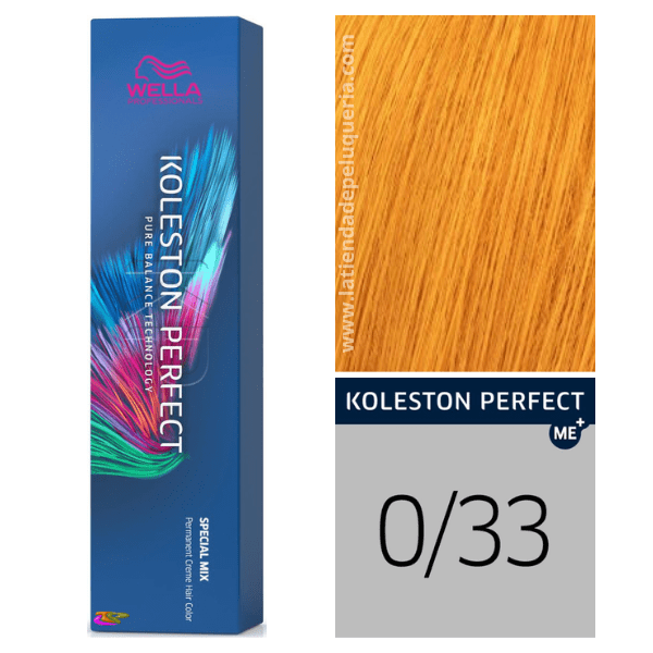 Wella - Koleston Perfect ME + Spezialmischung 0/33 Intense Gold 60 ml