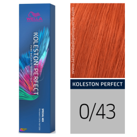 Wella - Koleston Perfect ME + Spezialmischung 0/43 Coral Red 60 ml