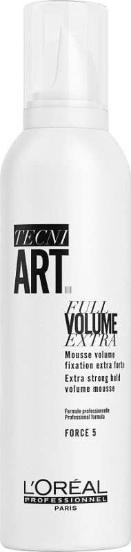 L`Or al Tecni.Art - Foam VOLLER VOLUMEN EXTRA starker Aufsatz 250 ml